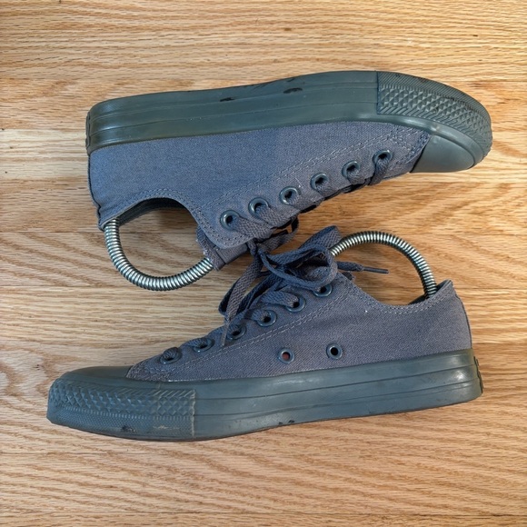 Converse Chuck Taylor Low Grey Mono Old Colorway Triple Thunder Women's 7 - Picture 4 of 10